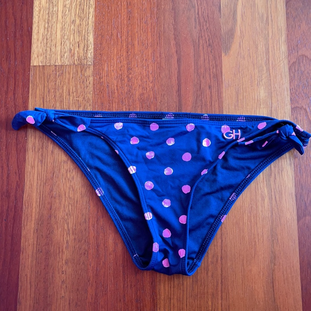 Gilly Hicks Polka dot bikini bottom